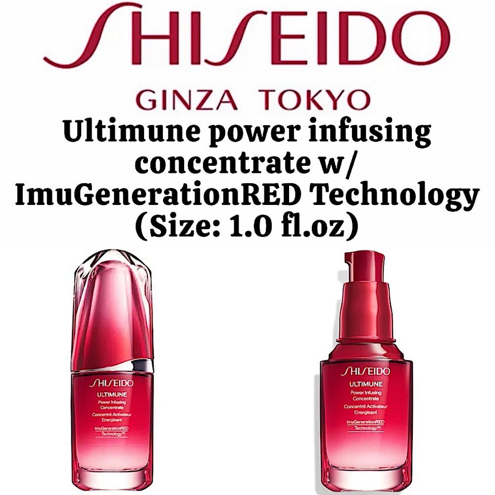 SHESEIDO - “Ultimune” Concentrate ImuGenerationRED Technology♦️NWT♦️(1.0fl.oz)